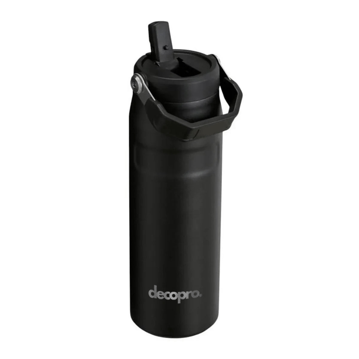 Botella / Vaso Térmico Decopro 700 ML con Asa y Bombilla - Acero Inoxidable