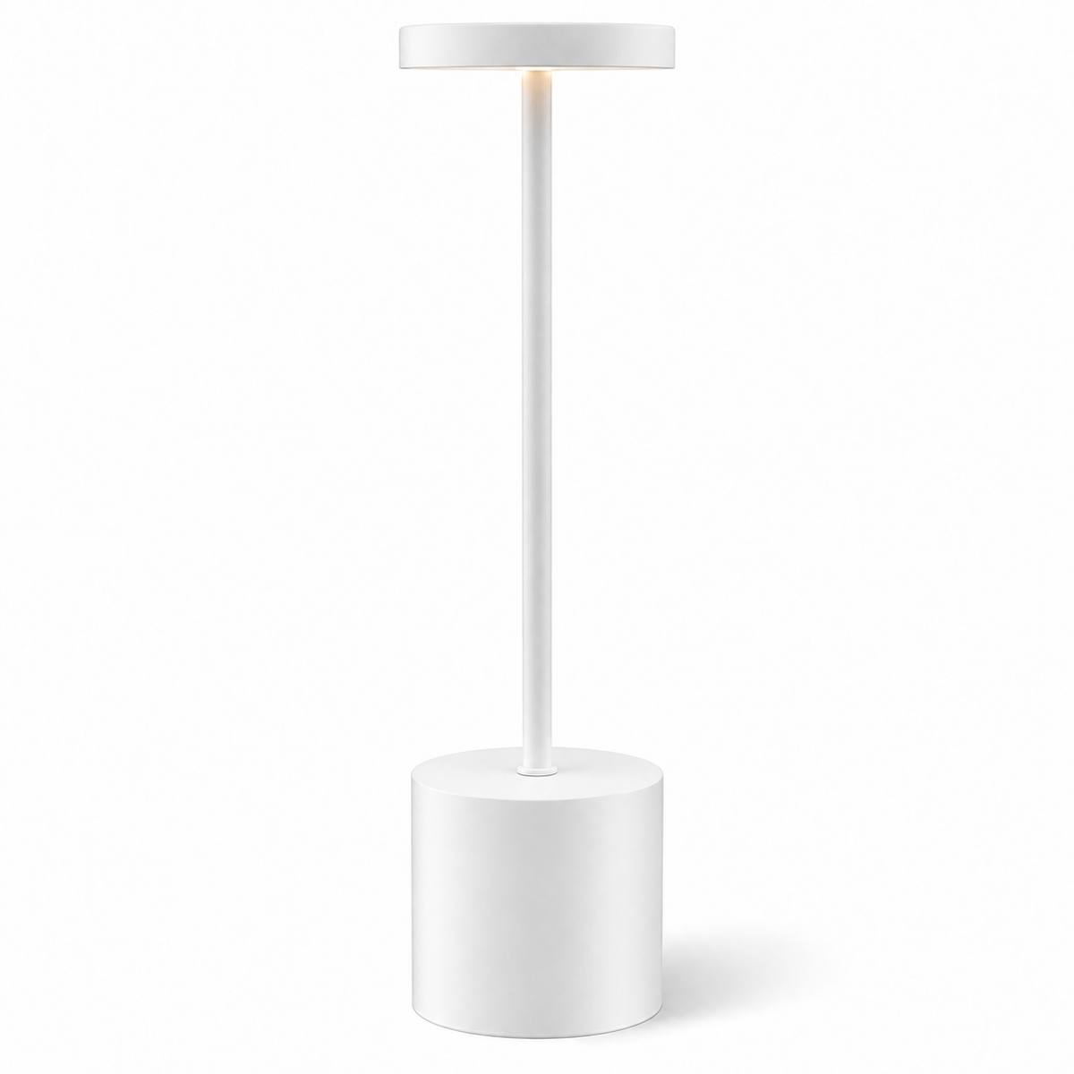 Lámpara de Mesa Recargable LED Inalámbrica - Luz Cálida Regulable 3 Tonos - Resistente al Agua IP54 - 33 cm