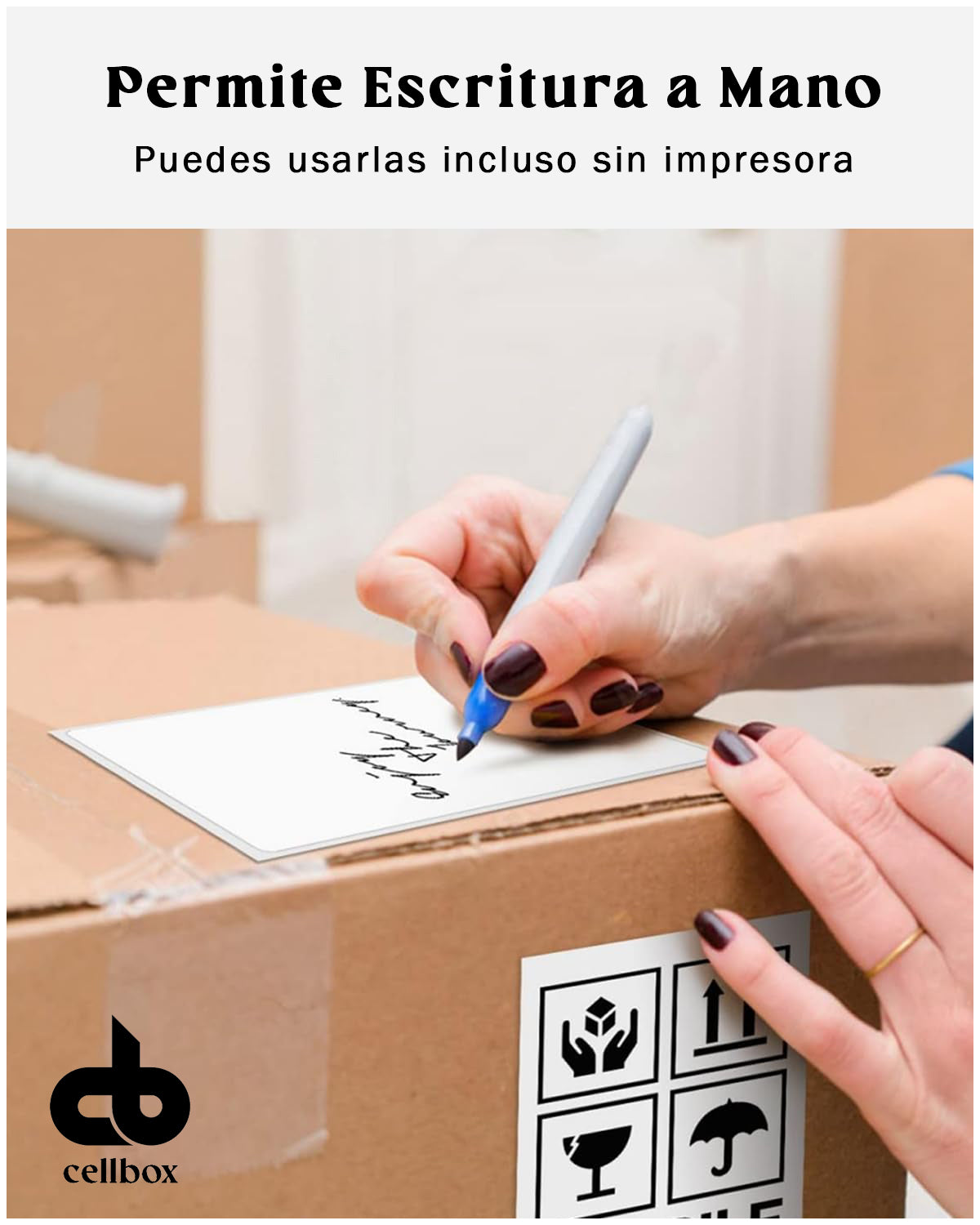 Rollo 500 Etiquetas Adhesivas Térmicas 100x150 mm – Compatible con Impresora Zebra y Otras – Ideal para Envíos y Logística