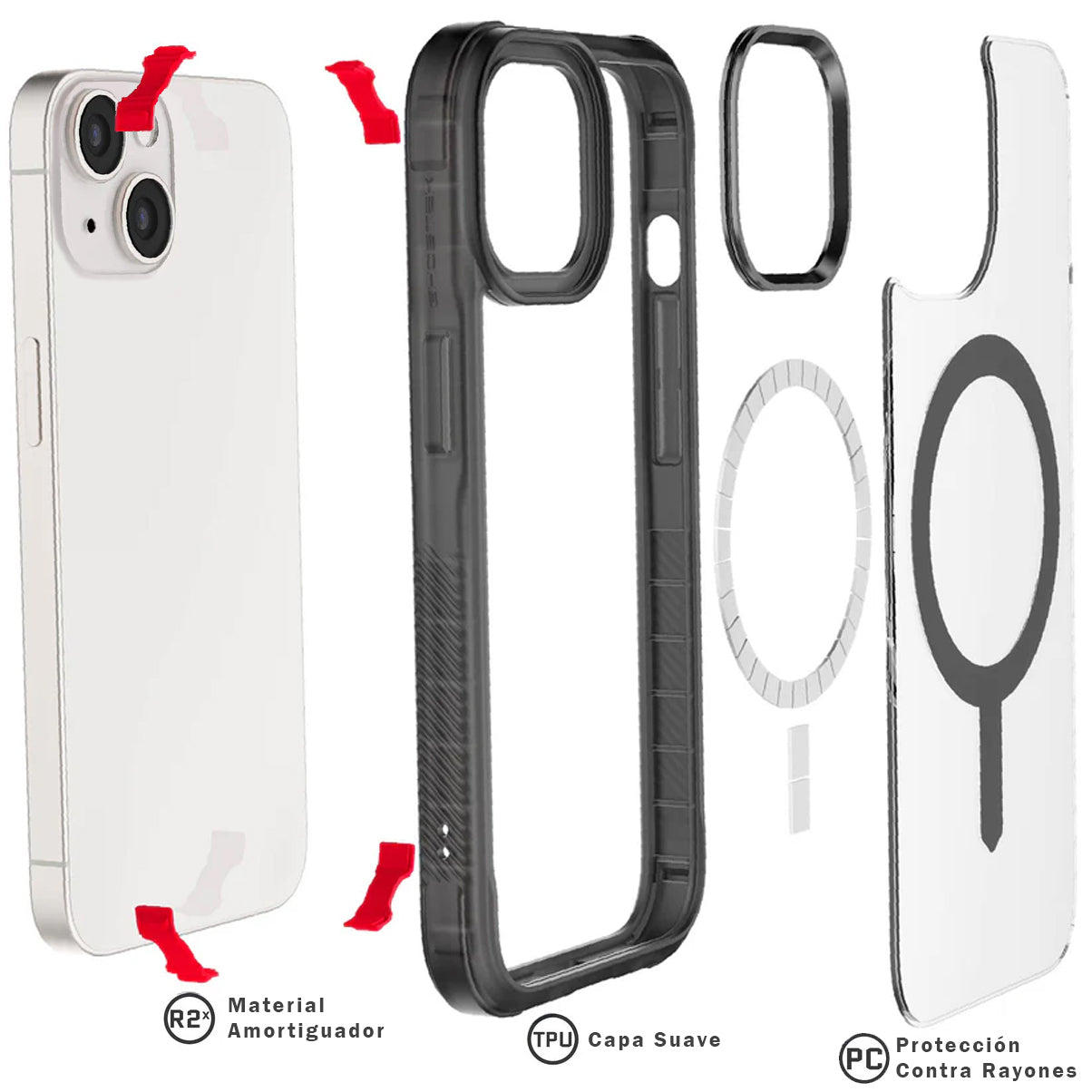 Carcasa Ghostek Covert Magsafe iPhone 15