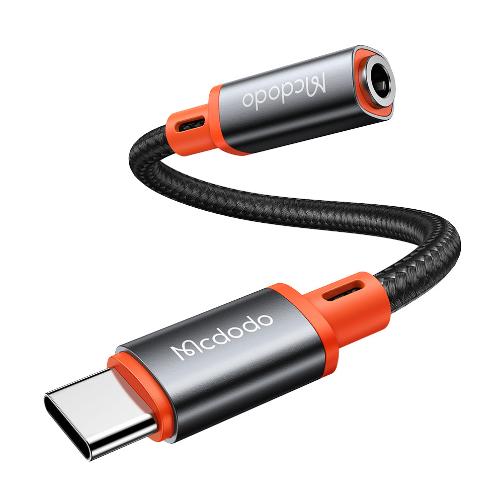Cable Mcdodo Tipo - C a Audio 3.5mm Hembra - 11 CM – Adaptador de Audio Premium para Celulares y Laptops