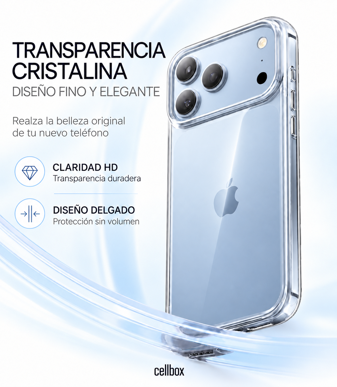 Carcasa Delgada Antigolpe – Protección Premium iPhone 18 Pro