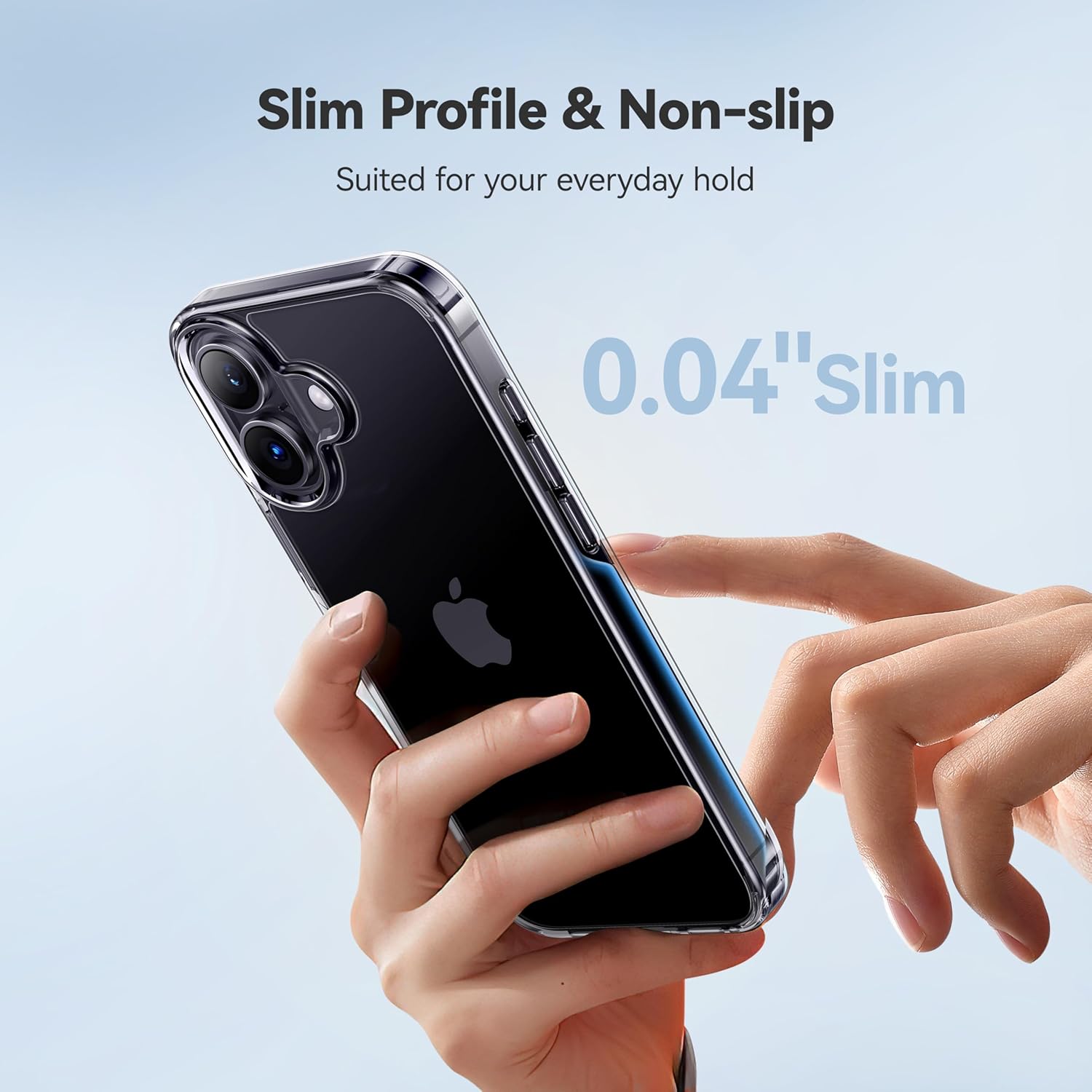 Carcasa Antigolpe Rígida Clear iPhone 16 Plus