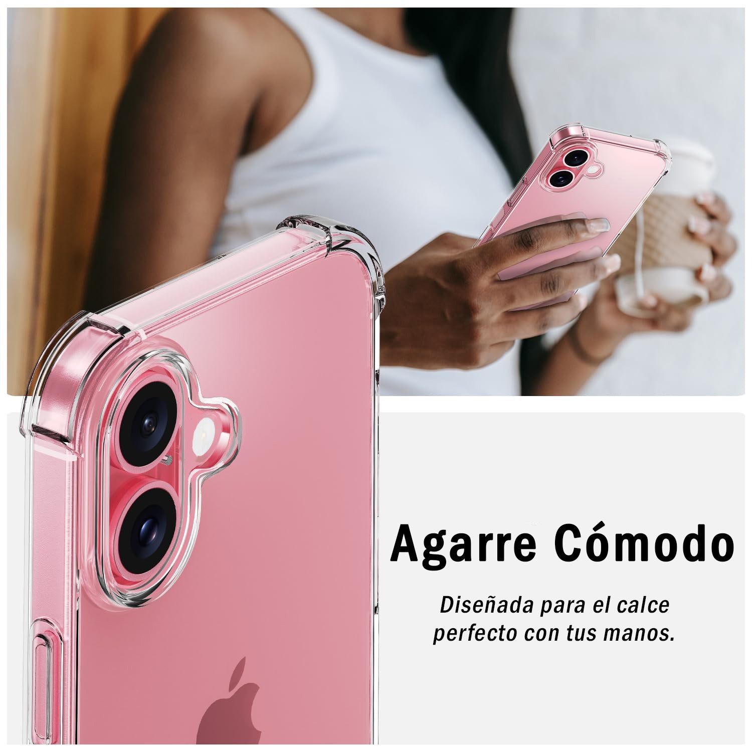 Carcasa Antigolpe Esquinas Reforzadas iPhone 16