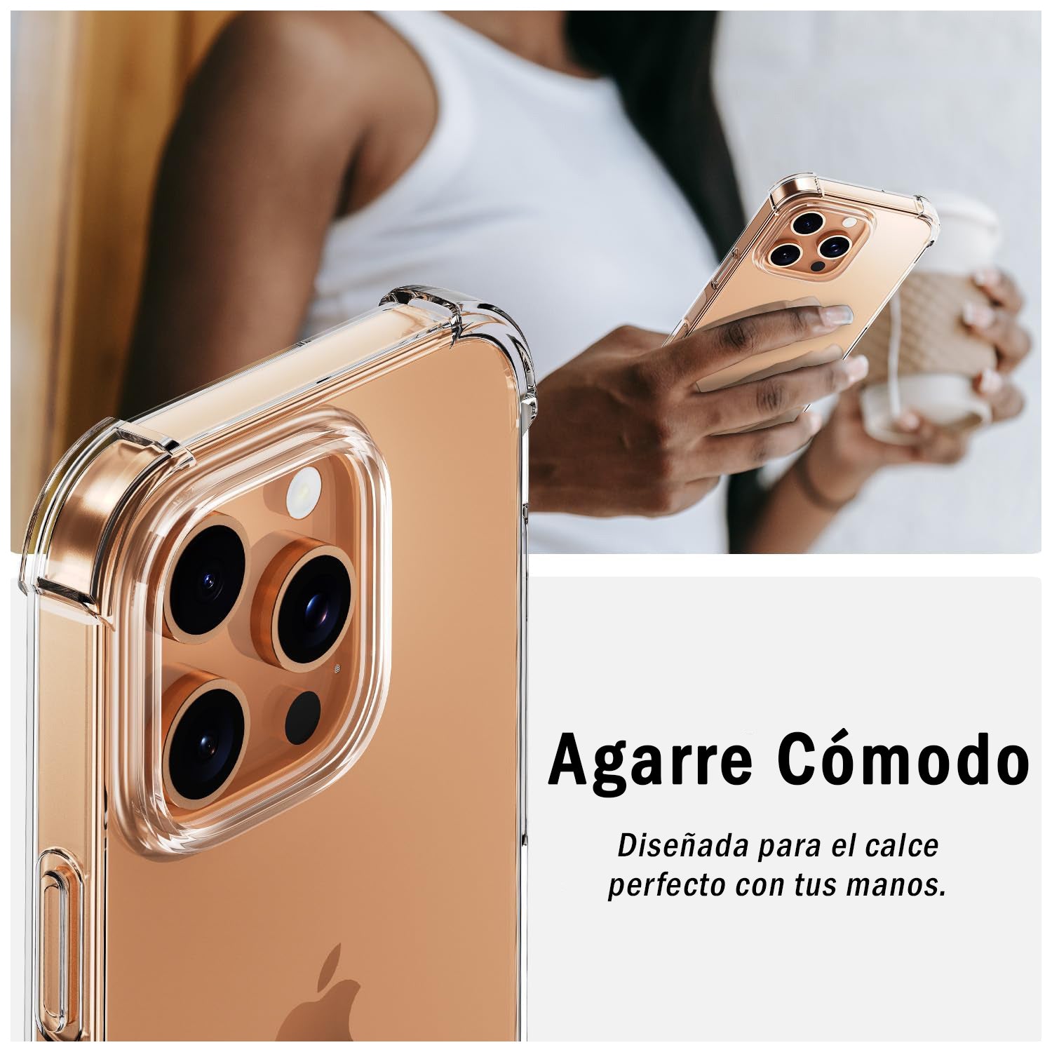 Carcasa Antigolpe Esquinas Reforzadas iPhone 16 Pro Max