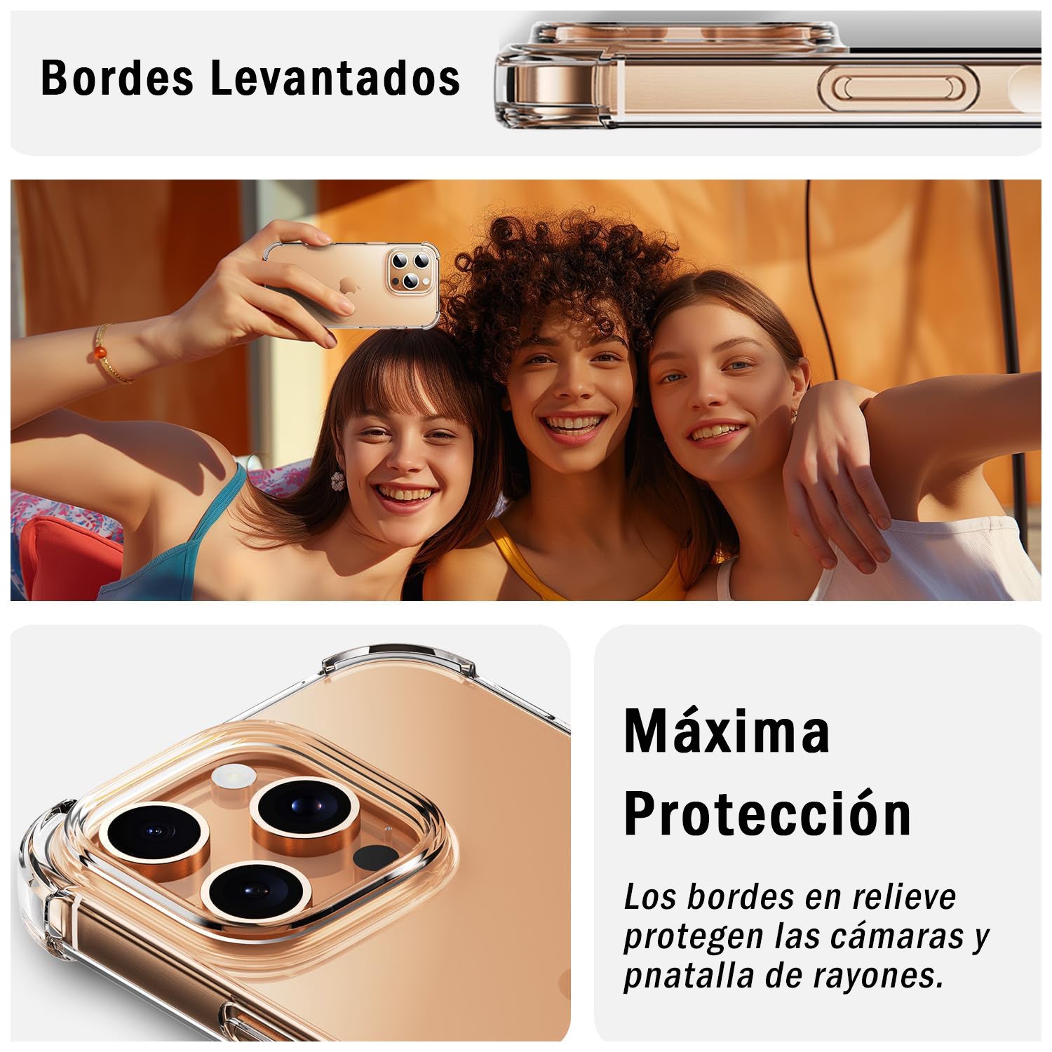 Carcasa Antigolpe Esquinas Reforzadas iPhone 16 Pro Max
