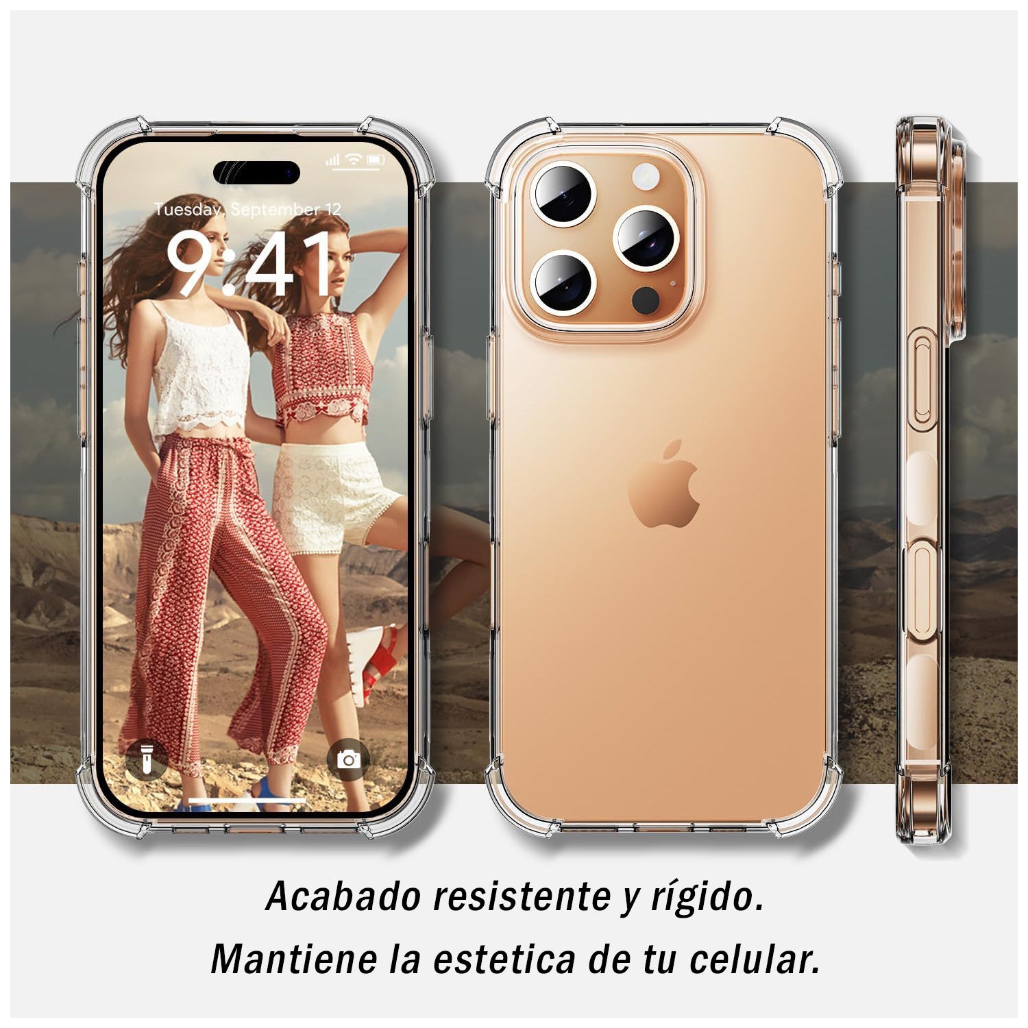 Carcasa Antigolpe Esquinas Reforzadas iPhone 16 Pro Max