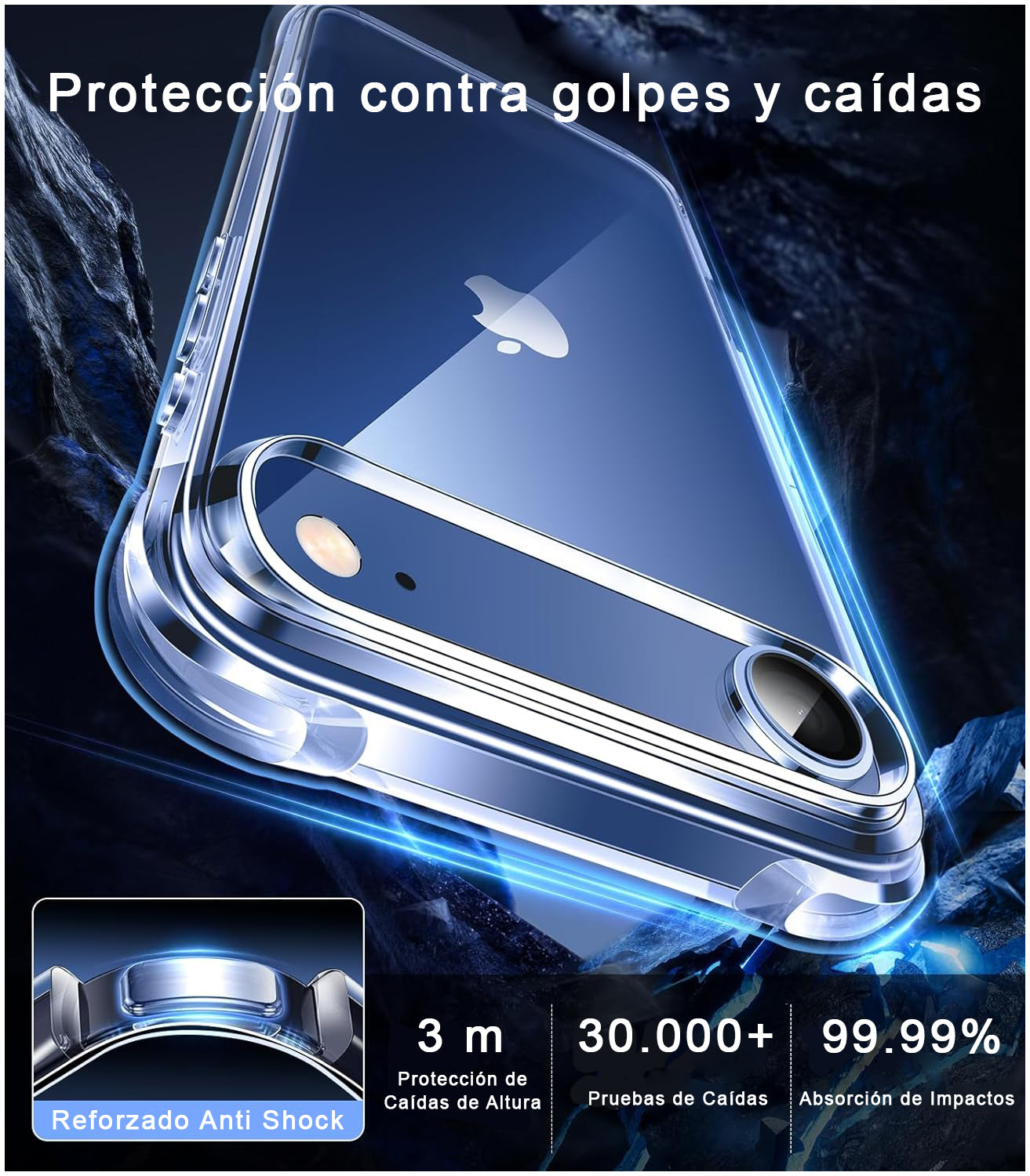 Carcasa Antigolpe Esquinas Reforzadas iPhone Air - PREVENTA - ENTREGA 15 OCTUBRE