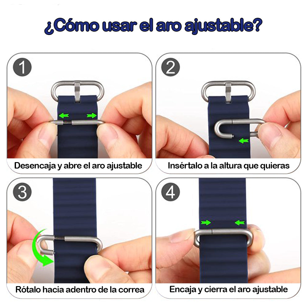 Correa de Silicona Oceano Apple Watch