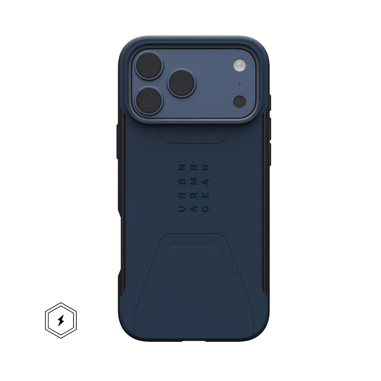 Carcasa / Funda Rugged Proteccion Profesional Para iPhone 17 Pro - Marca Uag Modelo Civilian Compatible Con Magsafe - Azul