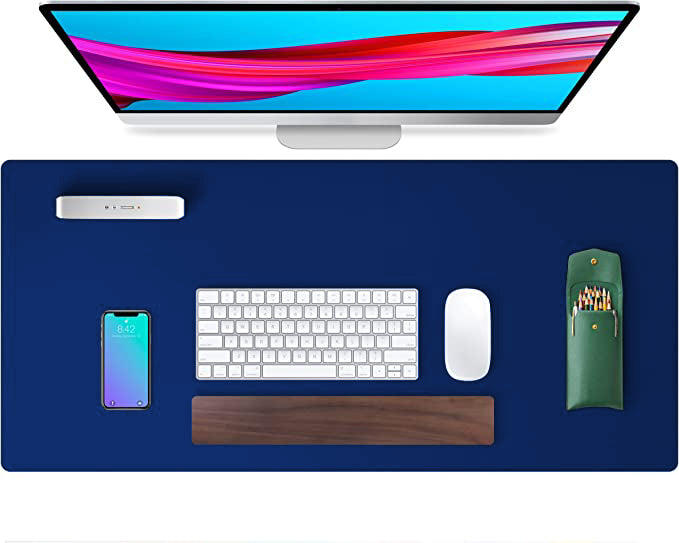 Alfombrilla / Mousepad de Cuero para Escritorio 80×40 cm – Personalizable con Láser