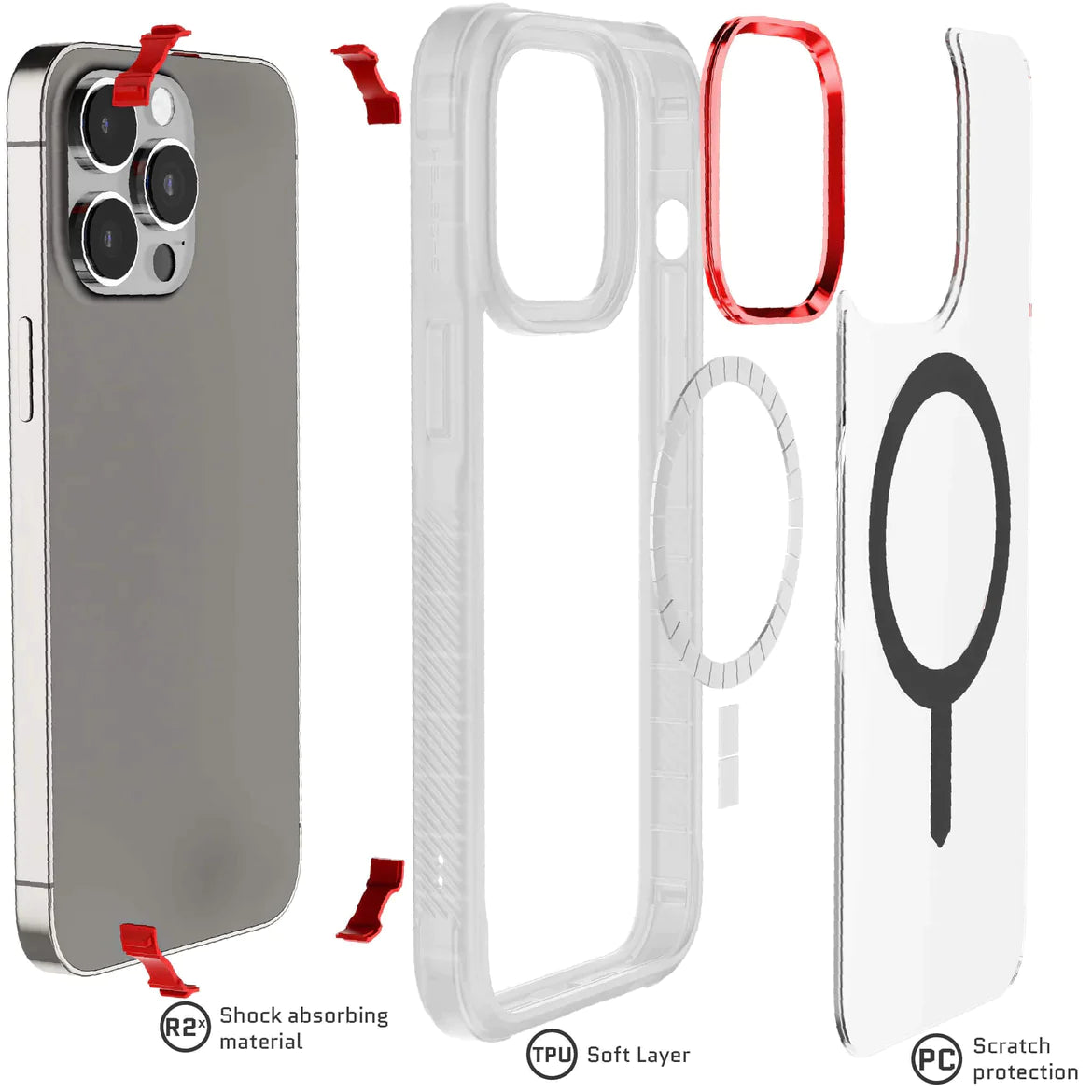 Carcasa Ghostek Covert Magsafe iPhone 15 Pro Max