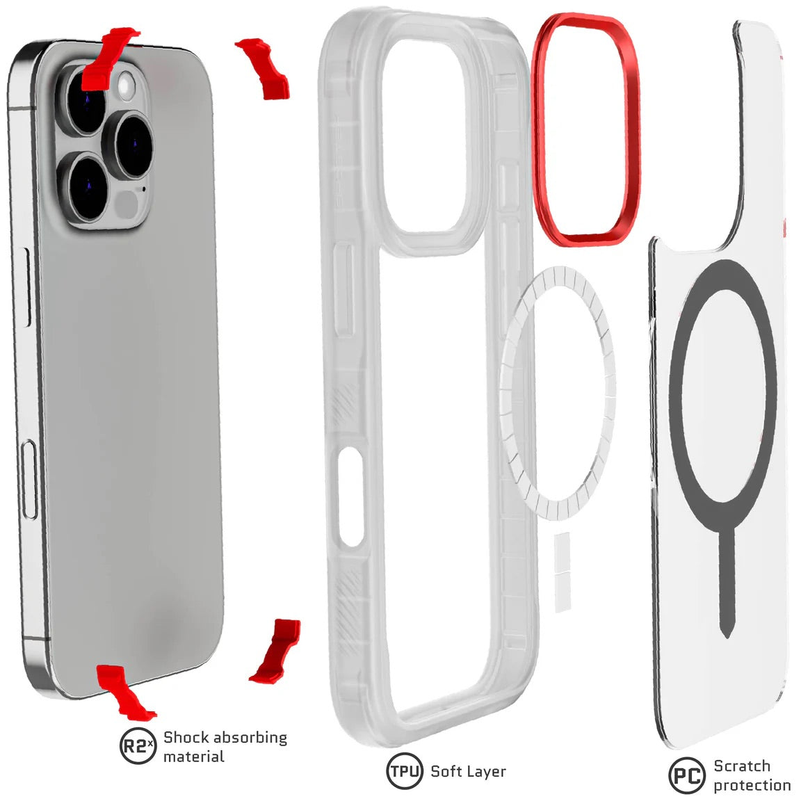 Carcasa Ghostek Covert Magsafe iPhone 16 Pro Max