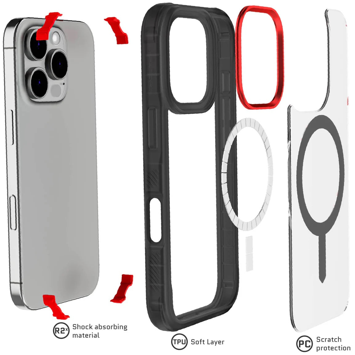 Carcasa Ghostek Covert Magsafe iPhone 16 Pro Max