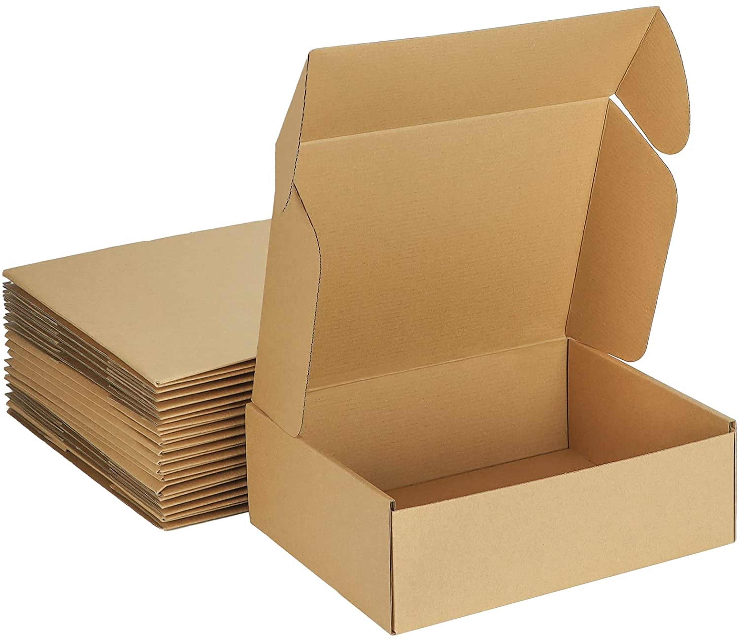 Caja Autoarmable de Cartón Premium 20×14×8 cm – Empaque Ecológico y Resistente