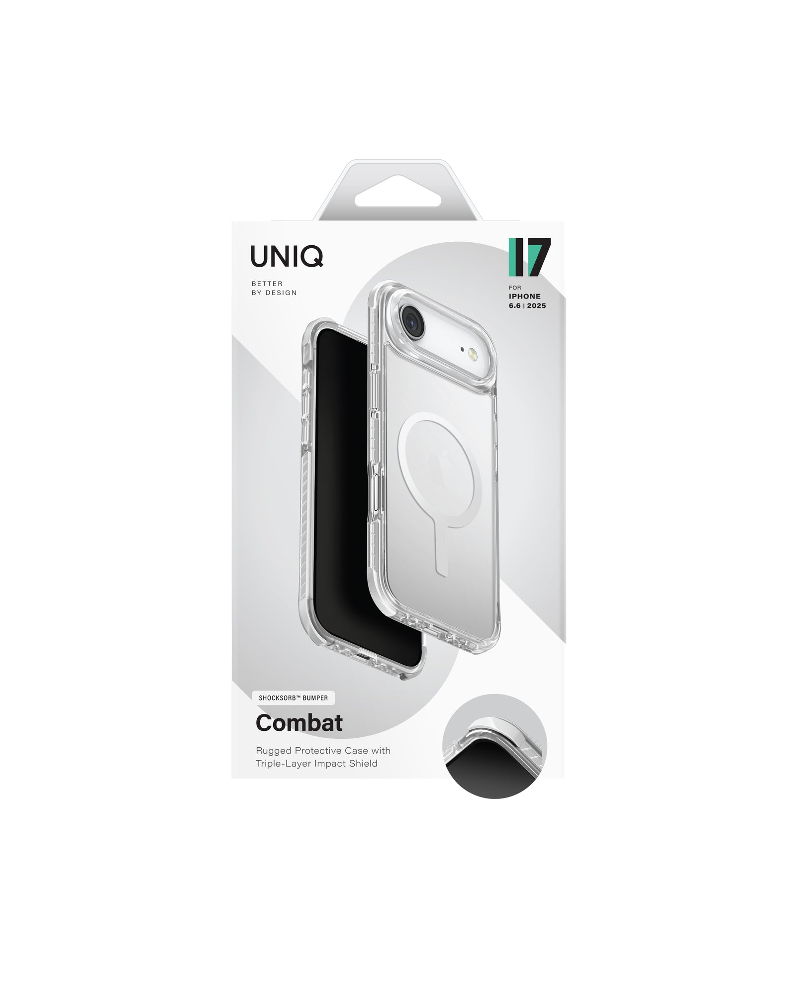 Carcasa Uniq Combat Magsafe iPhone Air - Blanca - PREVENTA - ENTREGA 10 OCTUBRE