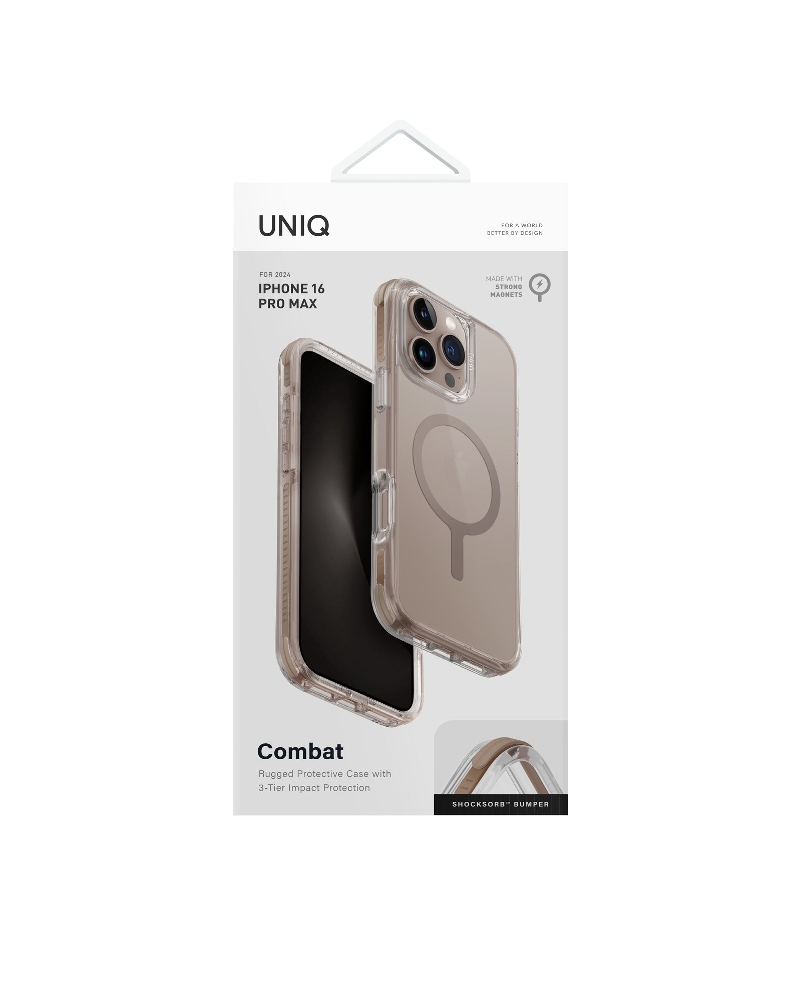 Carcasa Uniq Combat Magsafe iPhone 16 Pro Max - Desierto