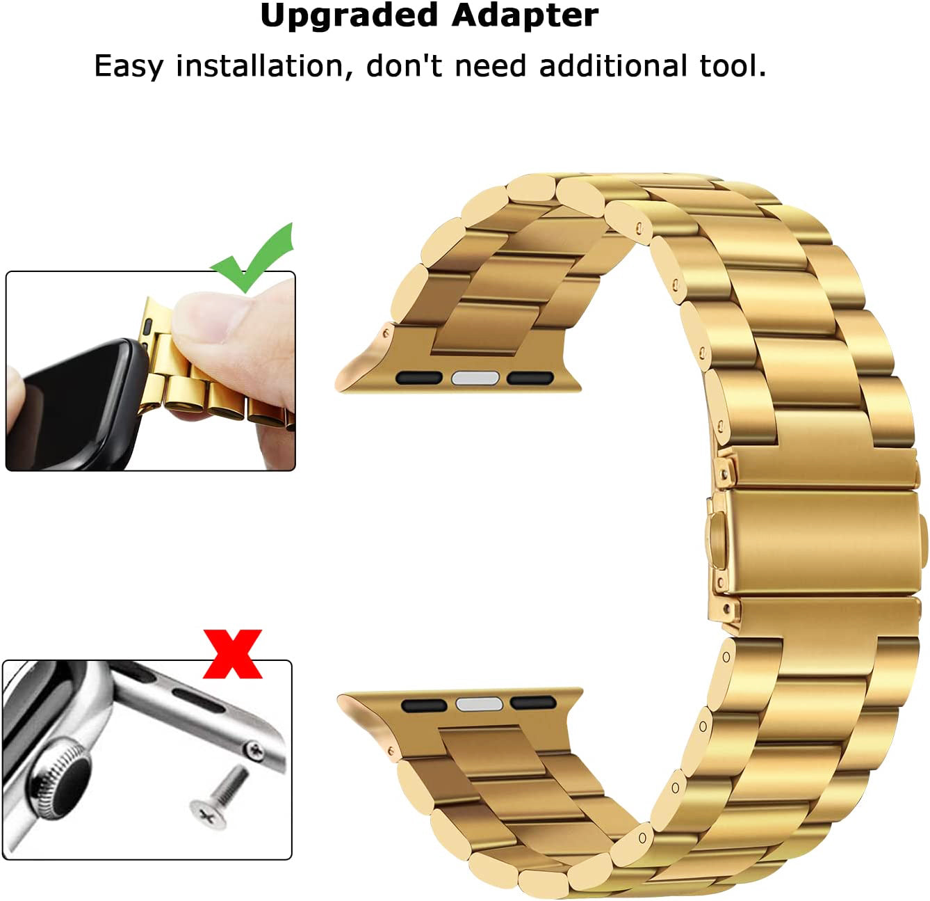 Correa Acero Inoxidable Apple Watch
