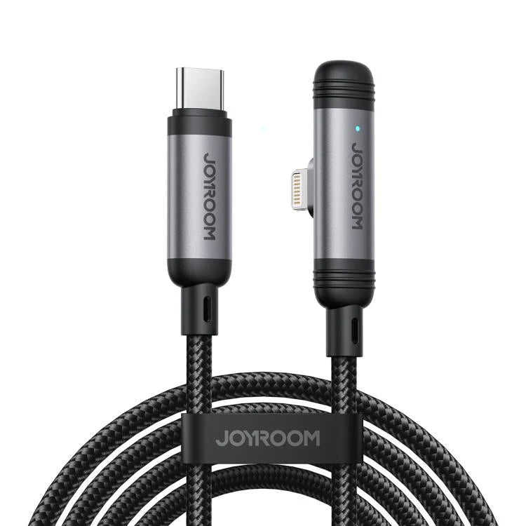 Cable Gamer Joyroom Tipo - C a Lightning 60W 1.2 metros EnjoyX Series 90° – Carga Rápida y Datos