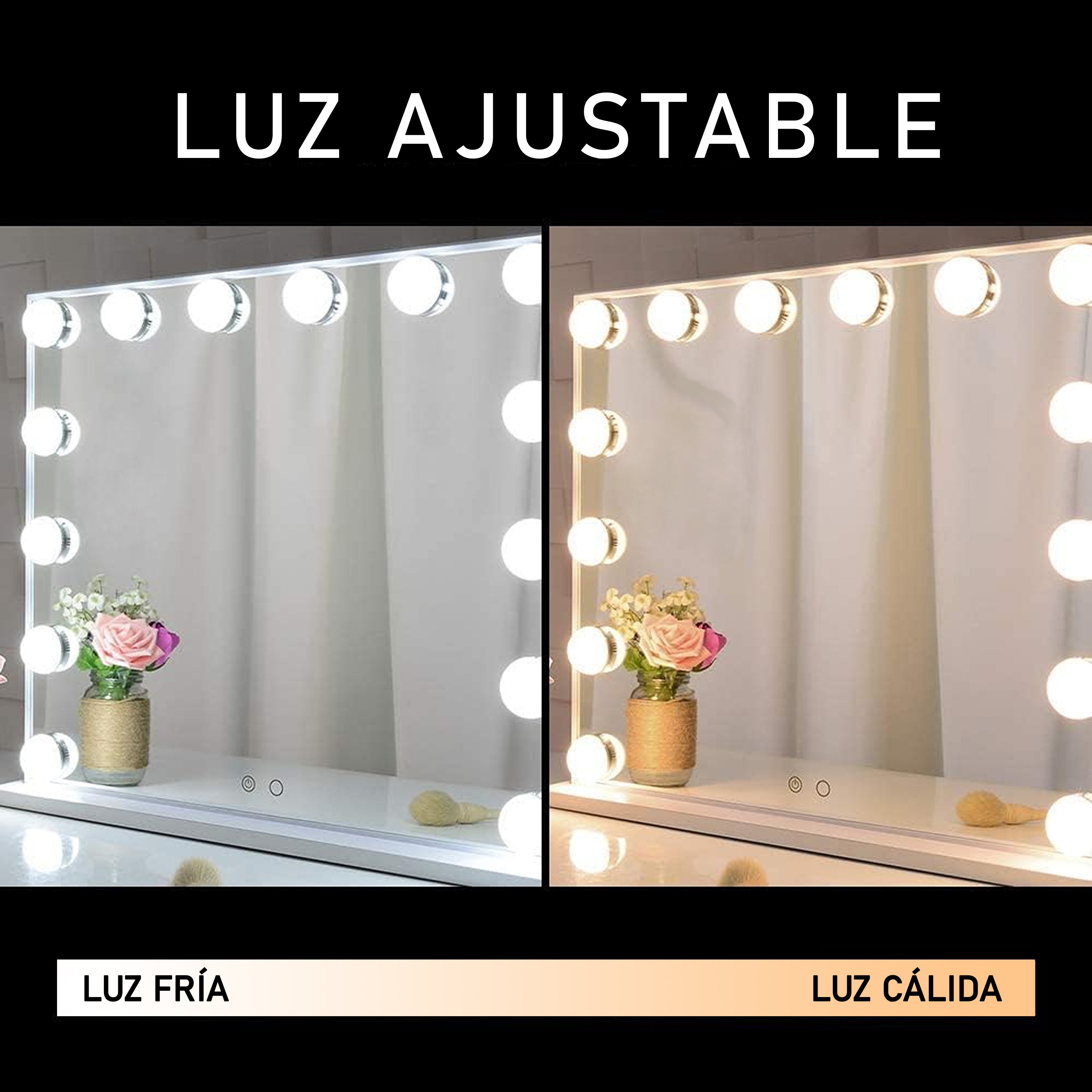 Espejo de Maquillaje con Luces 40 CM x 50 CM