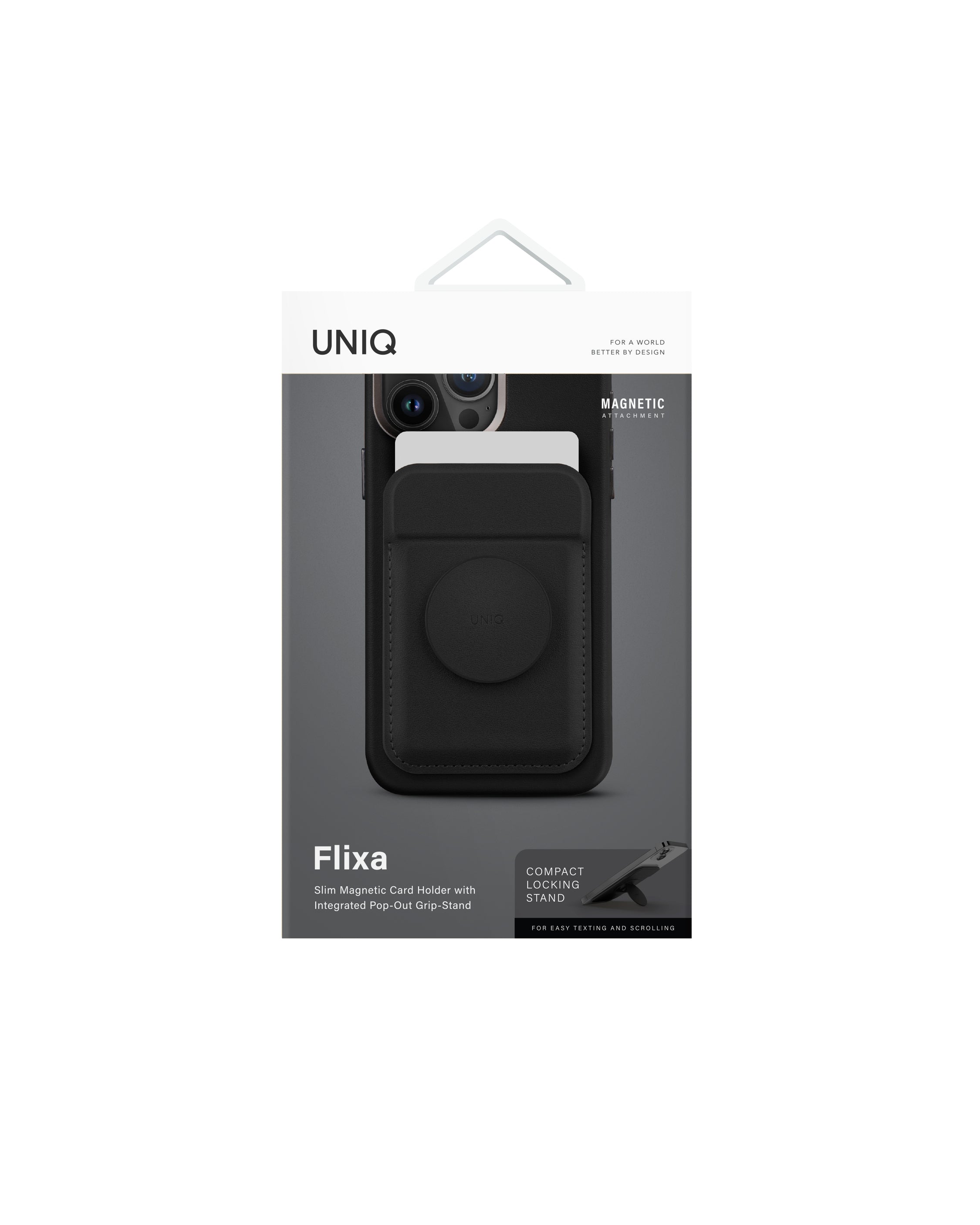 Tarjetero Magsafe + Agarre Pop Uniq Flixa