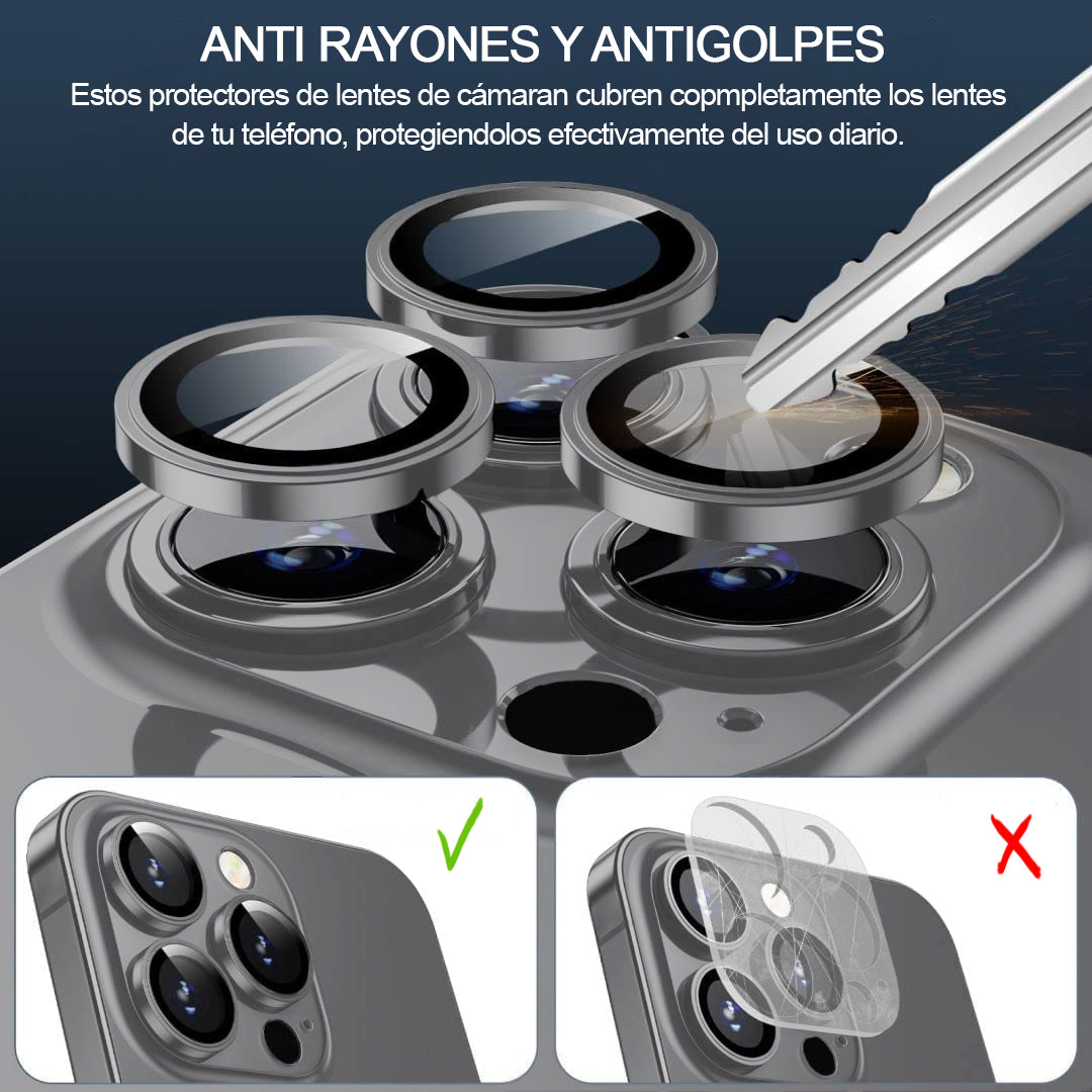Protector Lente Cámara iPhone 15 Pro / 15 Pro Max