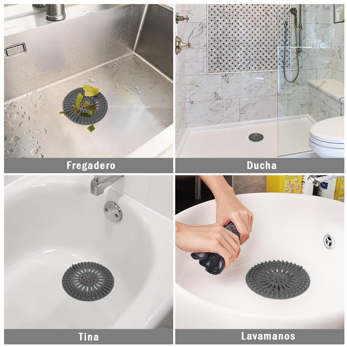 Protector Silicona Para Desague / Drenaje