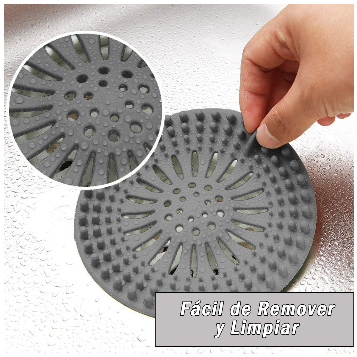 Protector Silicona Para Desague / Drenaje