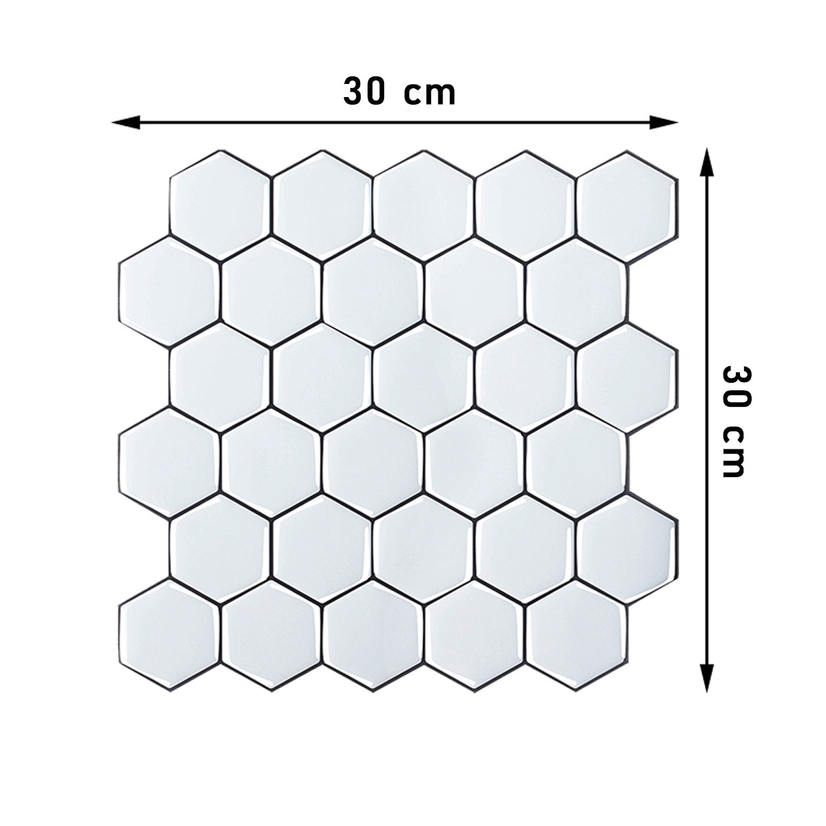 Mosaico Autoadhesivo 3D Decorativo - 30.5 X 30.5 Cm - Varios Modelos
