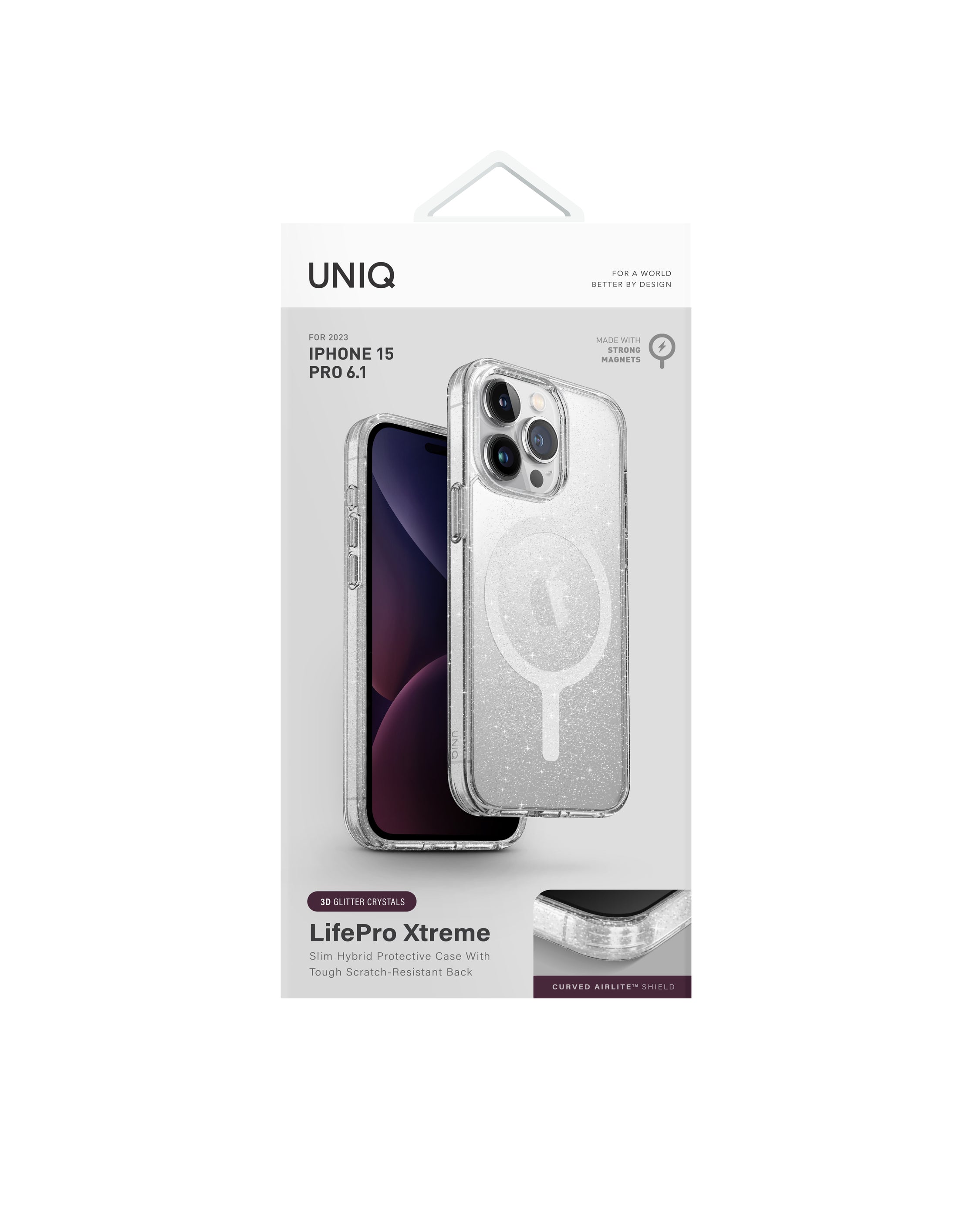 Carcasa Uniq Lifepro Xtreme Magsafe iPhone 15 Pro - Escarchada