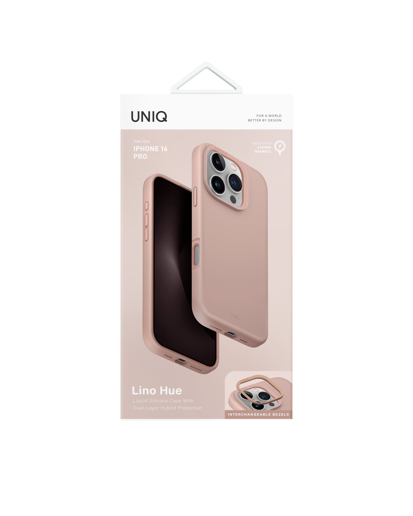 Carcasa Uniq Lino Hue Silicona iPhone 16 Pro - Magsafe