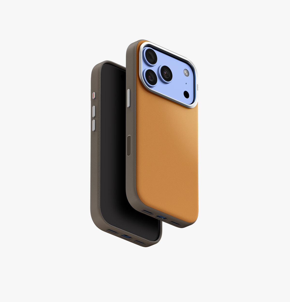 Carcasa Uniq Lyden DS Cuero Magsafe iPhone 18 Pro Max - Mostaza - OPEN BOX - NUEVA PERO SIN EMPAQUE