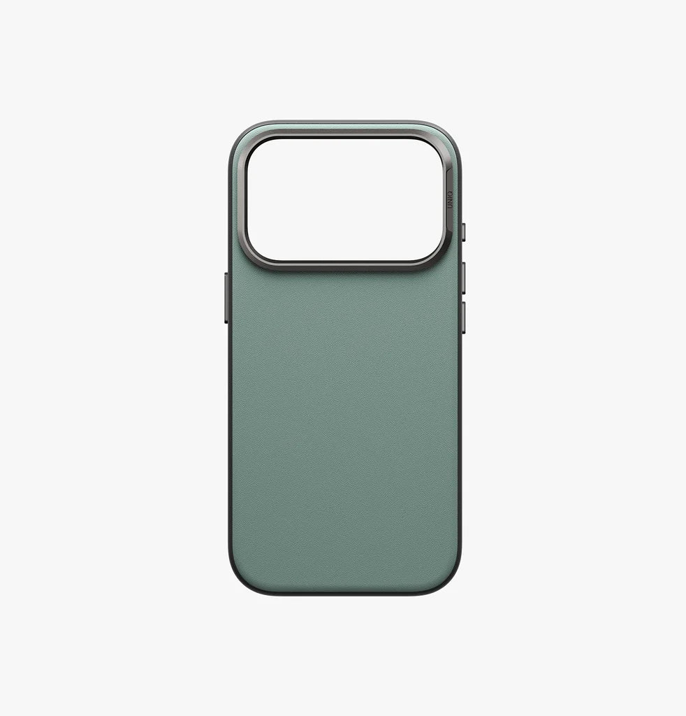 Carcasa Uniq Lyden DS Cuero Magsafe iPhone 17 Pro - Salvia - OPEN BOX - NUEVA PERO SIN EMPAQUE
