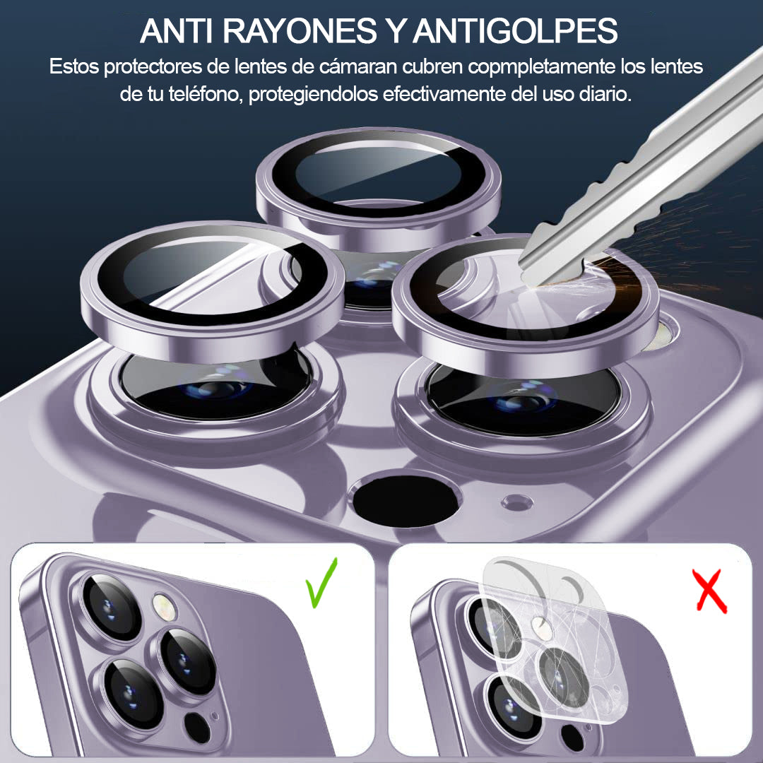 Protector Lente Cámara iPhone 15 Pro / 15 Pro Max