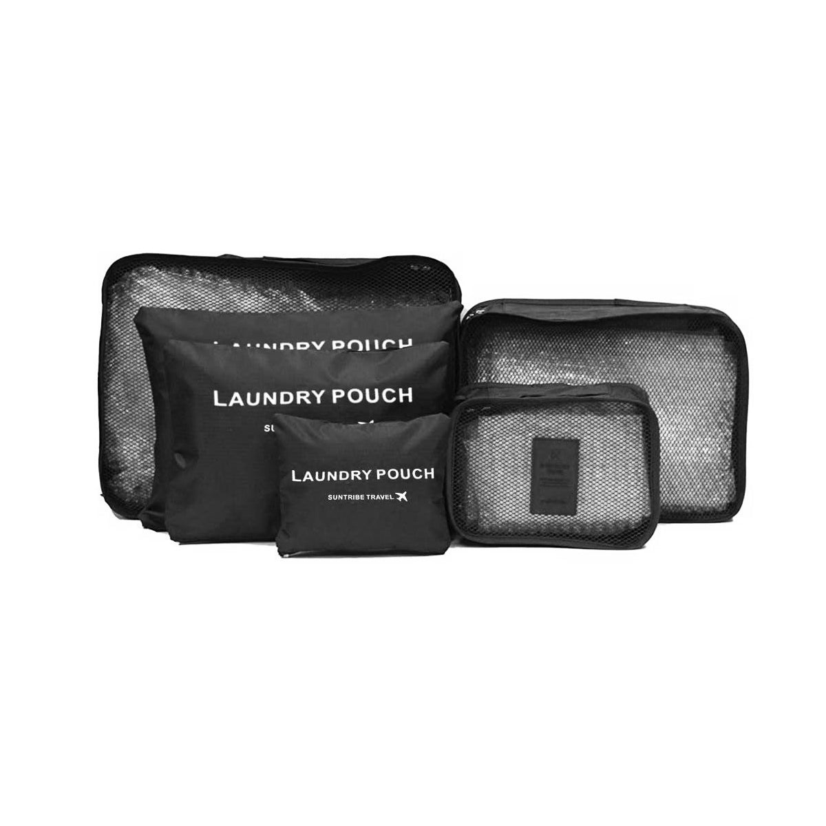 Kit de 6 Bolsas de Viaje - Organización Eficiente para Tus Pertenencias