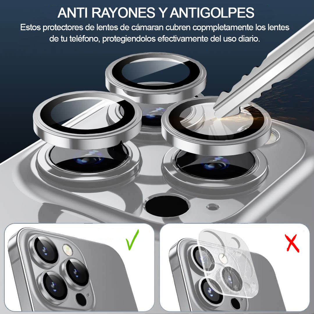 Protector Lente Cámara iPhone 15 Pro / 15 Pro Max