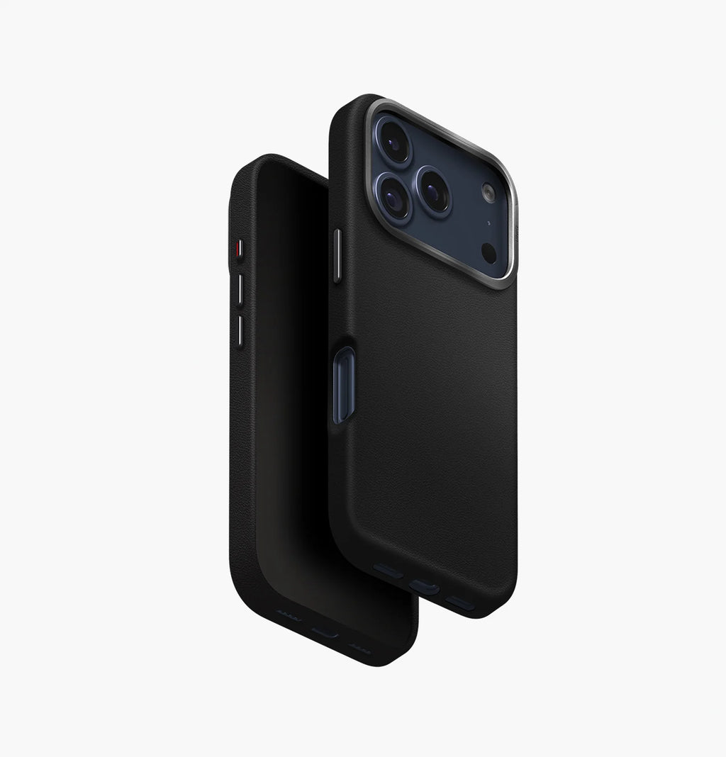 Carcasa Uniq Lyden Cuero Magsafe iPhone 17 Pro Max - Negra