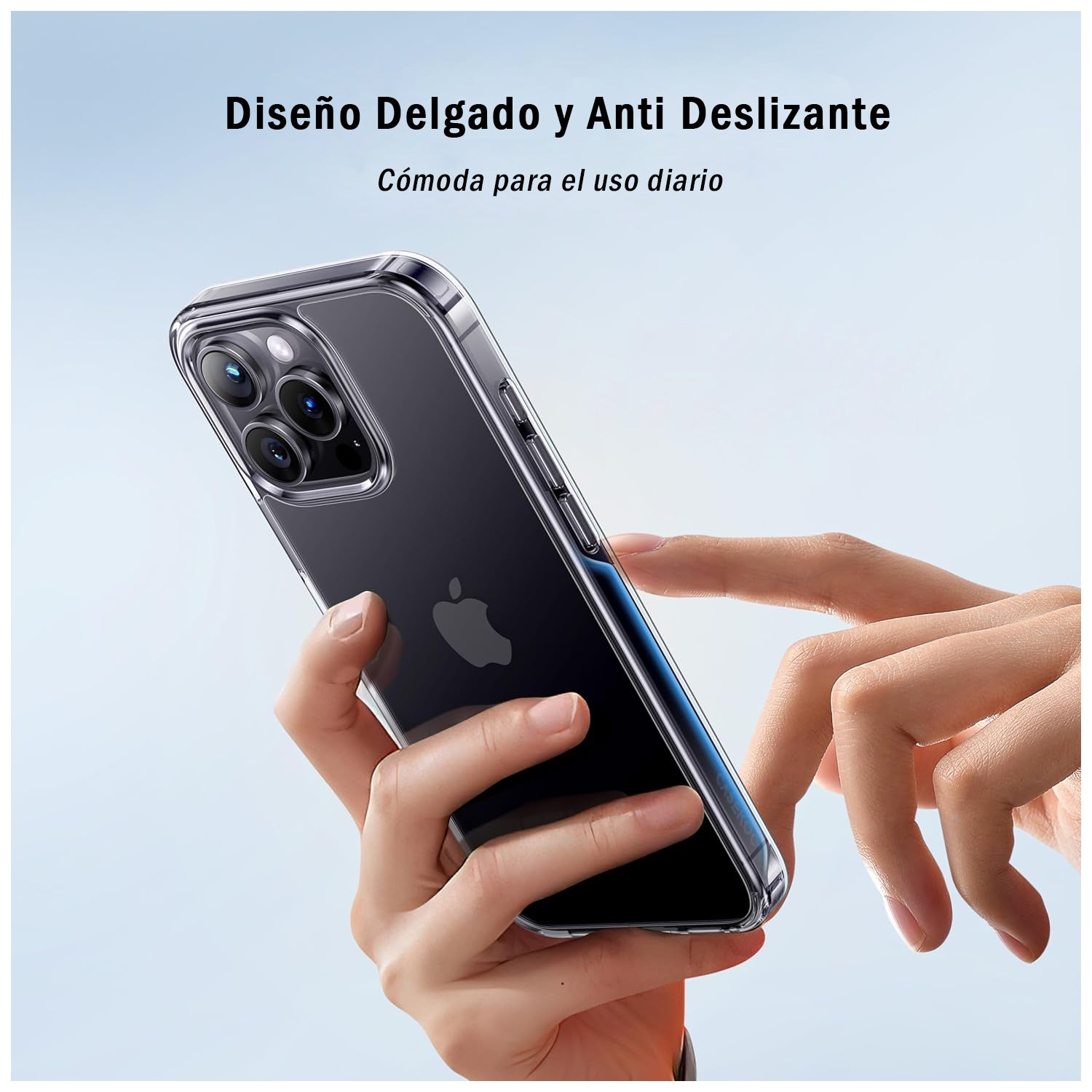 Carcasa Antigolpe Rígida Clear iPhone 16 Pro