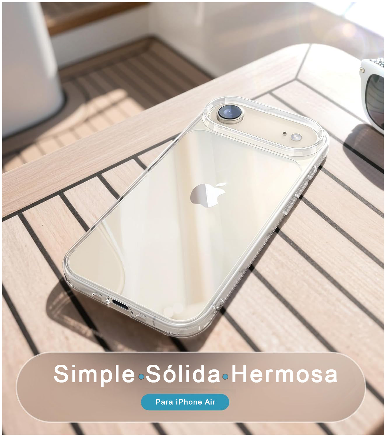 Carcasa Antigolpe Rígida Clear iPhone Air