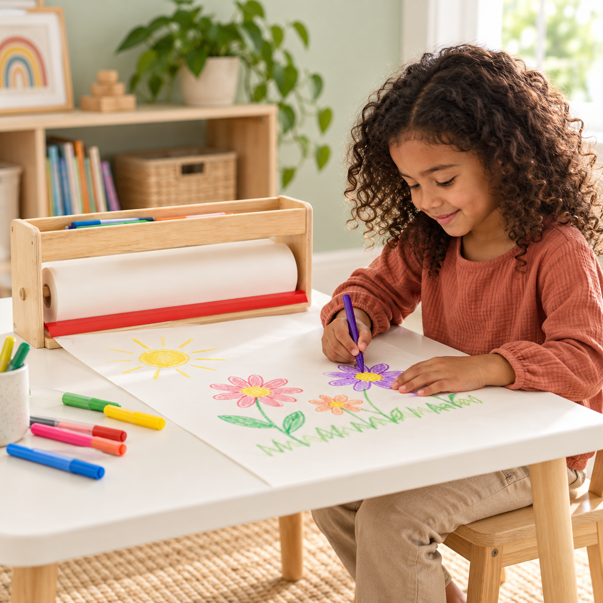 Rollo Papel Dibujo Infantil 30 Metros Para Atril y Mesa / Decopro