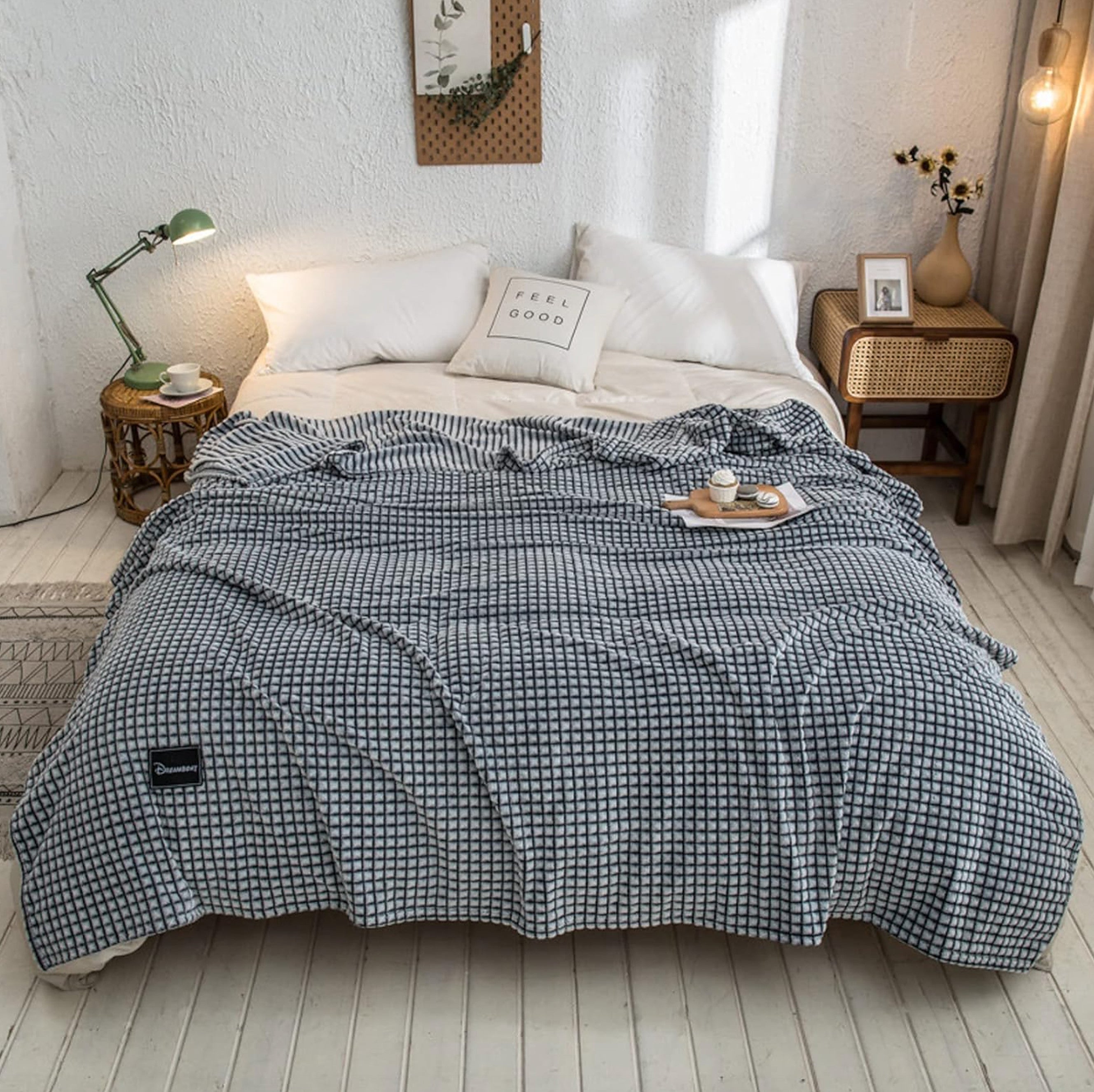 Frazada Premium 200x230 cm | Microfibra Super Suave Premium – Color Gris
