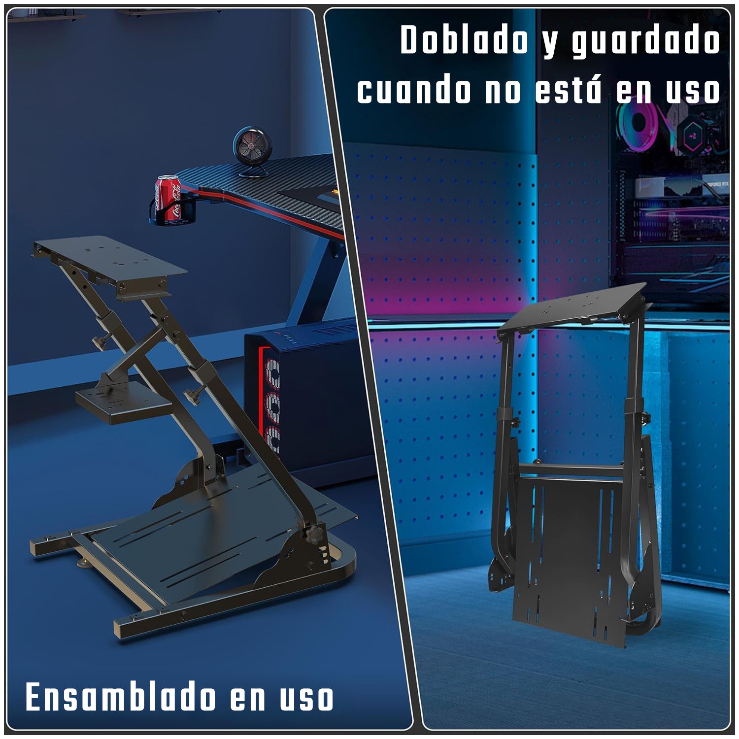 Soporte Volantes Carreras Para Thrustmaster Fanatec Logitech G920 G25 G27 G29 G923 T300