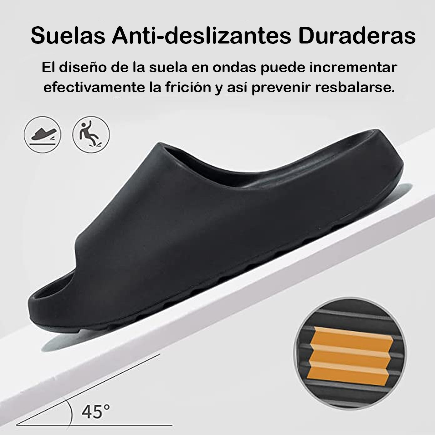 Sandalias / Chalas Slides Goma Premium -  Unisex