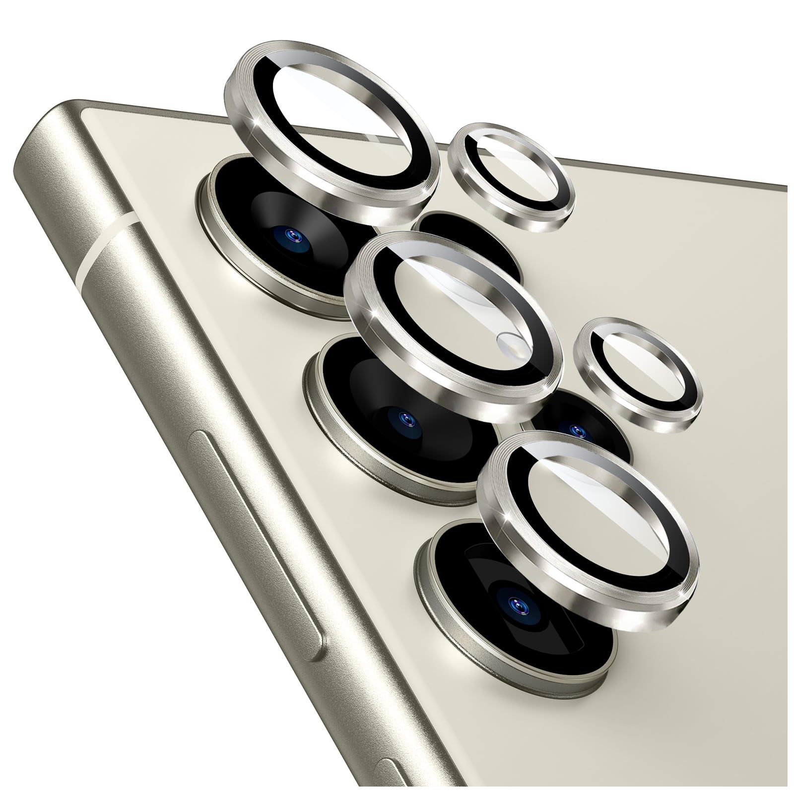 Protector De Lente Con Borde De Aluminio Para Cámara De Samsung S24 Ultra