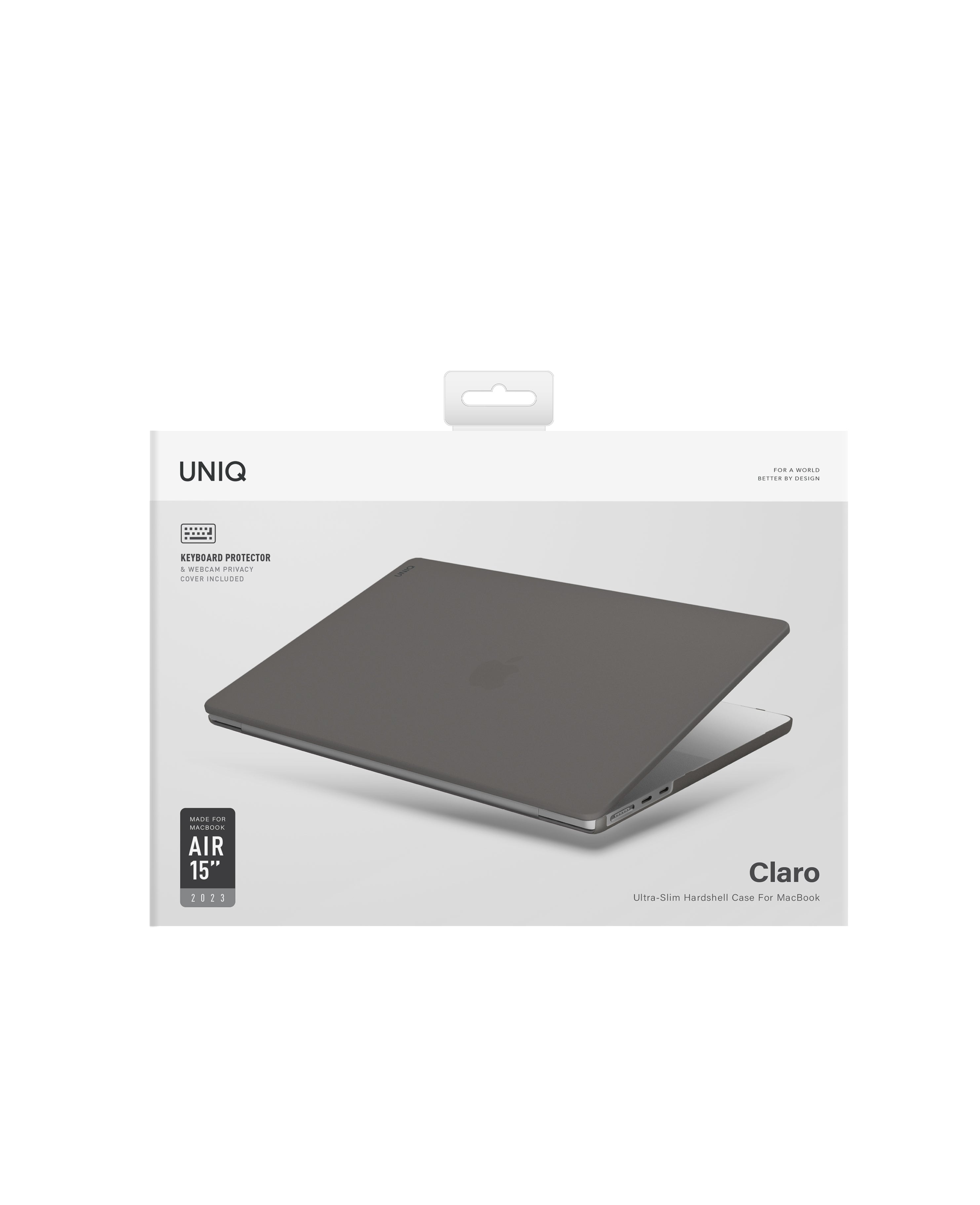 Funda / Carcasa Para Macbook Air 15" 2023 / 2024 / 2025 Uniq Claro (Incluye Protector de Teclado y de Camara Web)