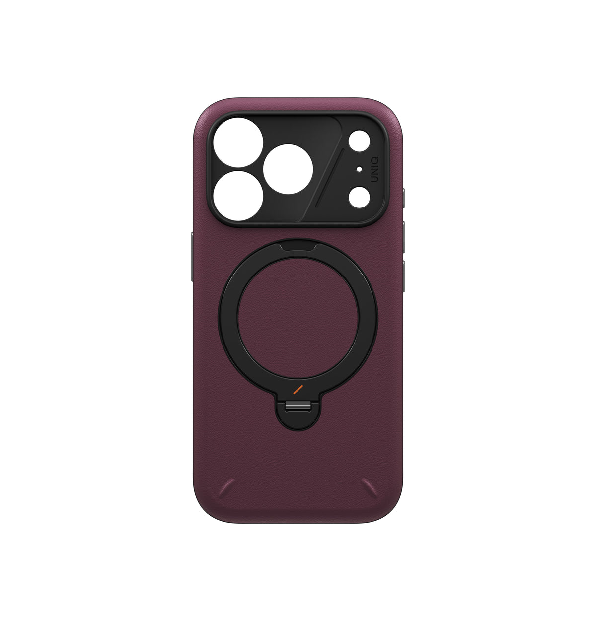 Carcasa Uniq Elix Magsafe Con Soporte Giratorio iPhone 18 Pro Max - Vino - OPEN BOX - NUEVA PERO SIN EMPAQUE