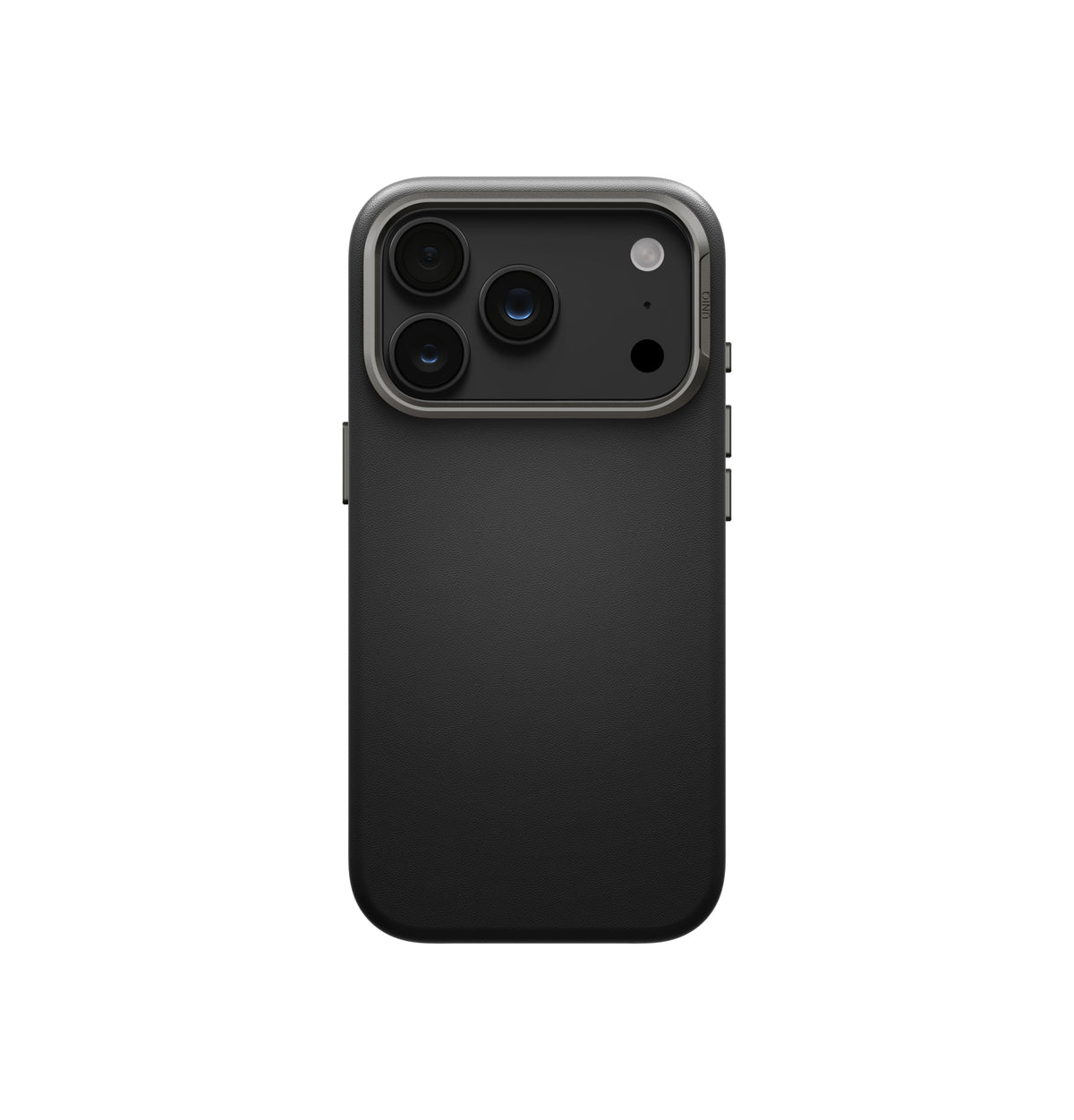 Carcasa Uniq Lyden Cuero Magsafe iPhone 18 Pro Max - Negra