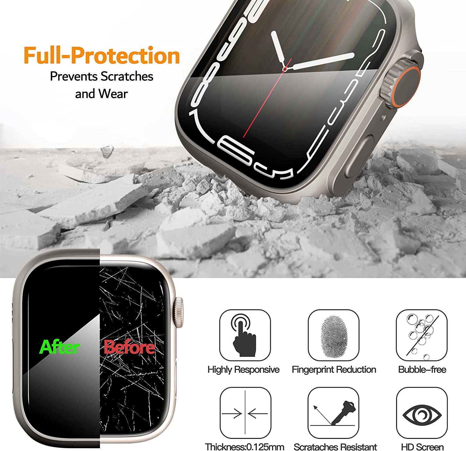 Protector Apple Watch - Apariencia Ultra