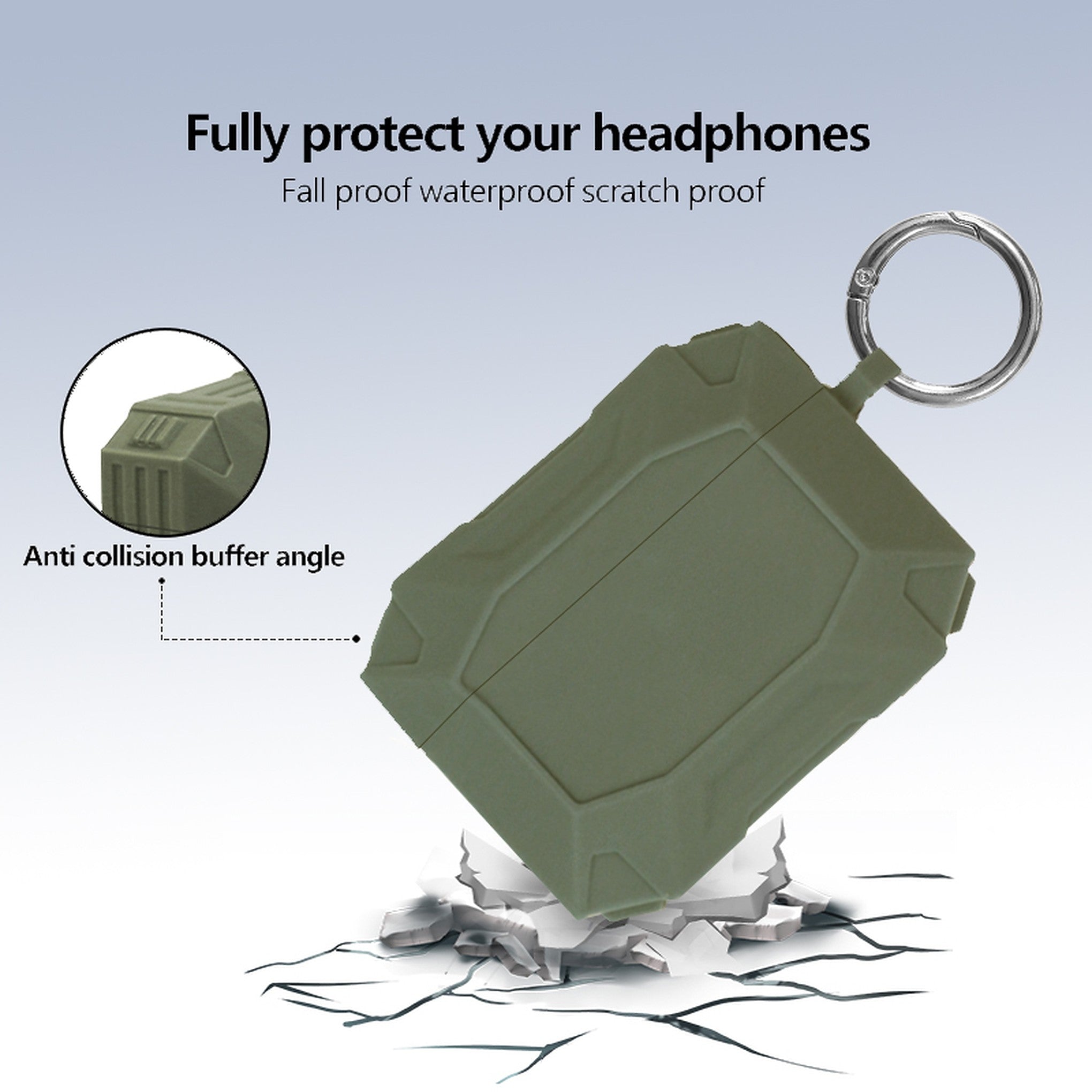 Funda de Silicona Rígida para Airpods Pro