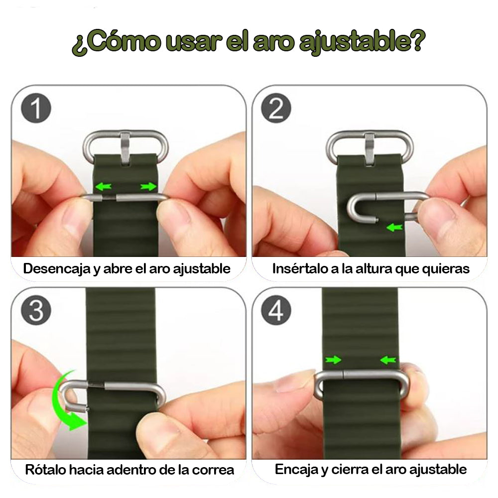 Correa de Silicona Oceano Apple Watch